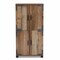 Baxton Studio Cyrille Farmhouse Rustic Finished Wood 4-Door Shoe Cabinet 169-10888 - alternate 7